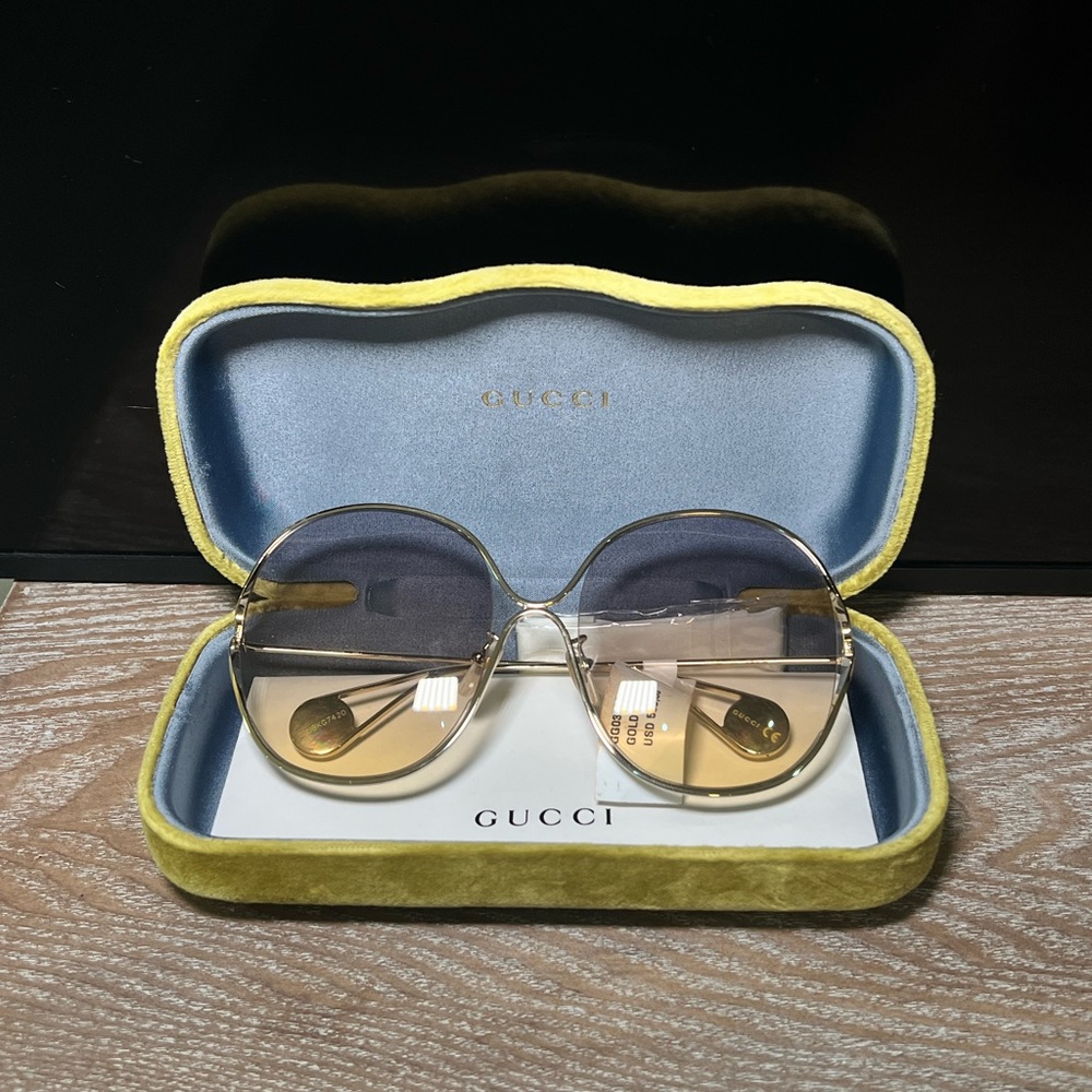 Gucci Women's Gold Frame Sunglasses